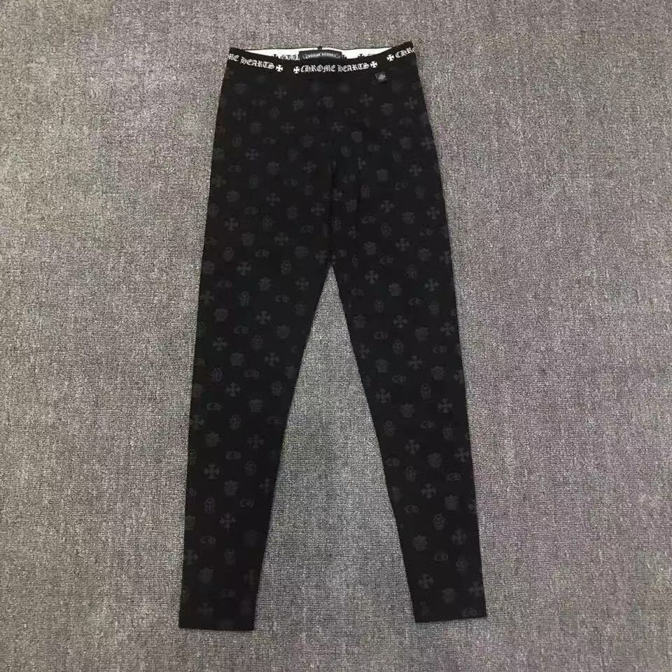 Chrome Hearts Slim Pants Black Full Logo