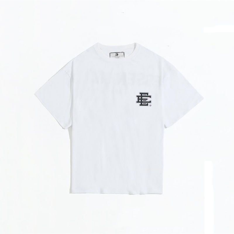 Eric Emanuel Small EE Logo Solid Color Short Sleeve T-Shirt Multiple Colors