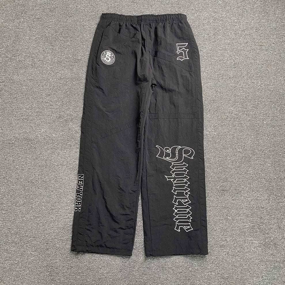 Supreme Gothic Logo Nylon Track Suit (Jacket & Pants Set)