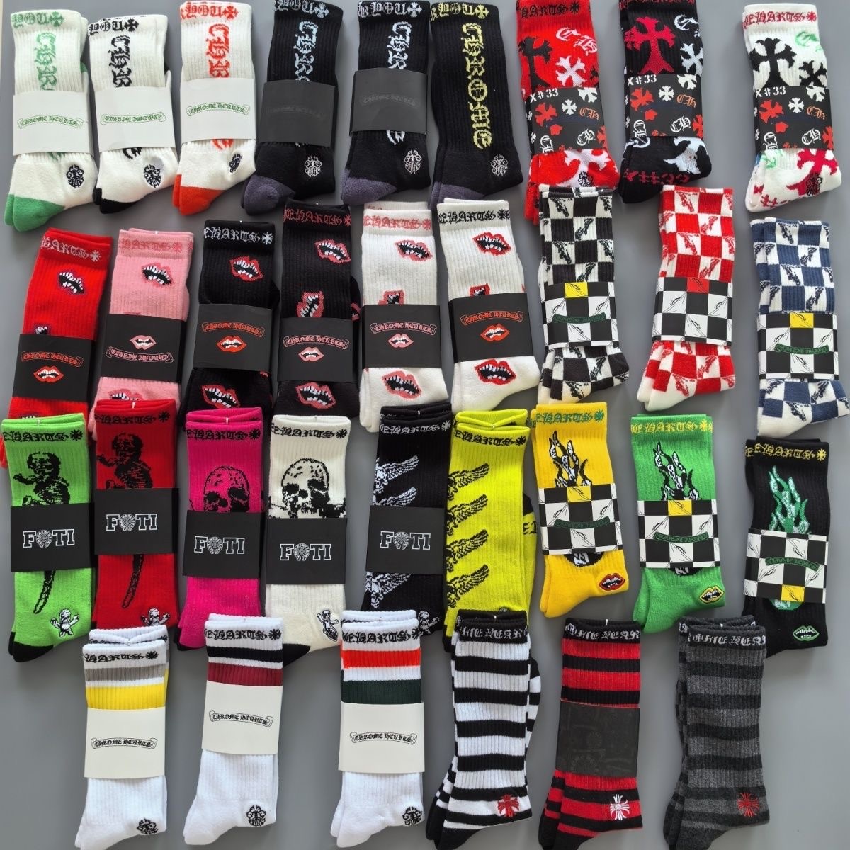 Chrome Hearts Socks Collection 33 Styles