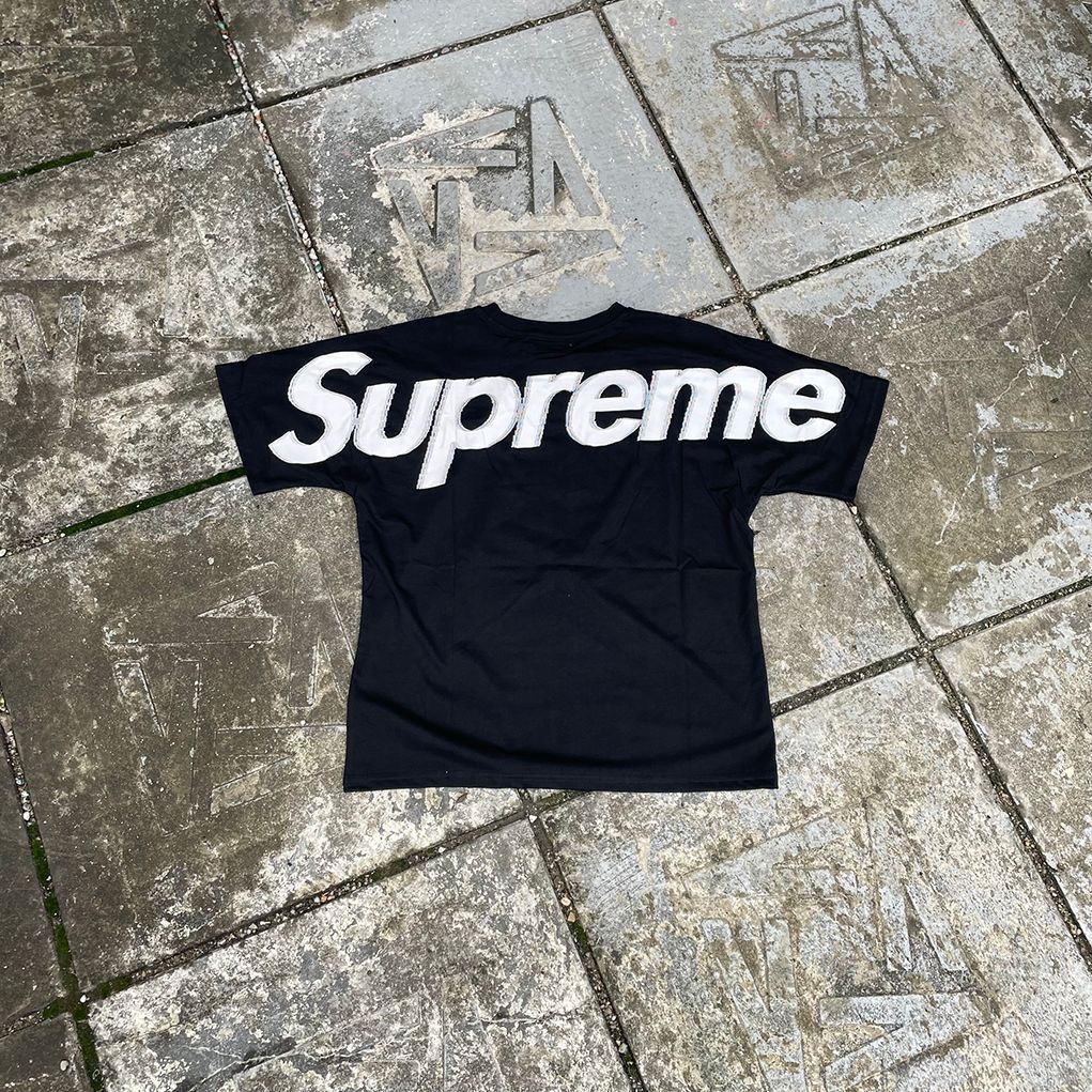 Supreme Large Back Logo Print Short Sleeve T-Shirt