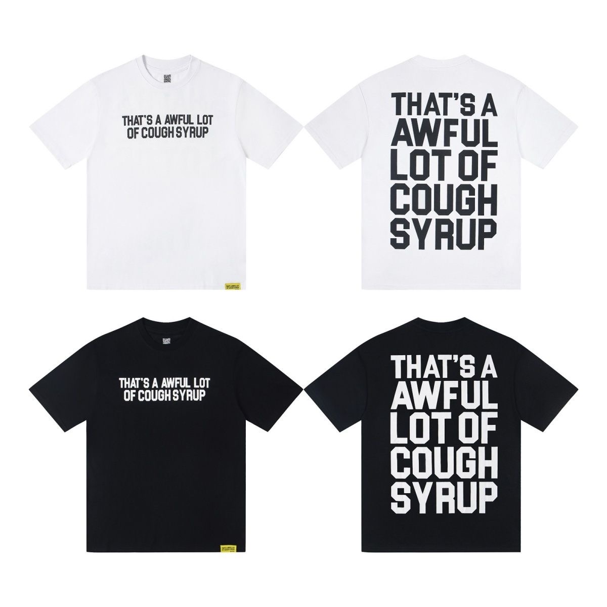 That's A Awful Lot Of Cough Syrup Classic Logo Tee 2 Colors