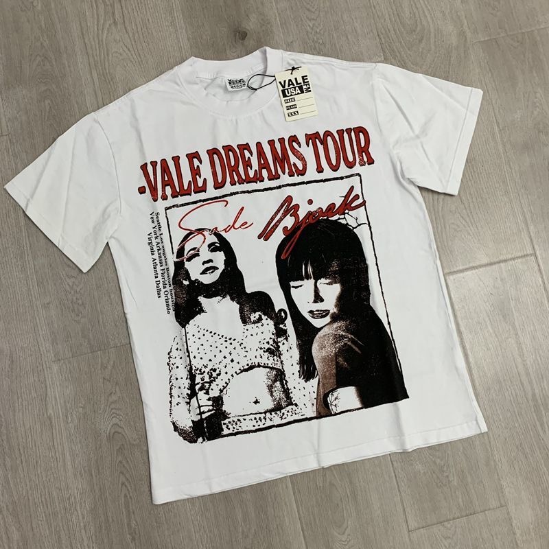 Vale Forever Vale Dreams Tour Sade Bjork Vintage Portrait Short Sleeve T-Shirt