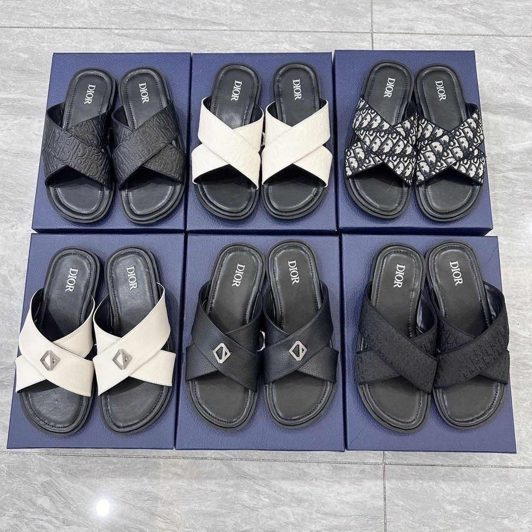 Summer Slip-on Sandals Trendy Brand Anti-odor Anti-slip Fashion New Style Casual Beach Men
