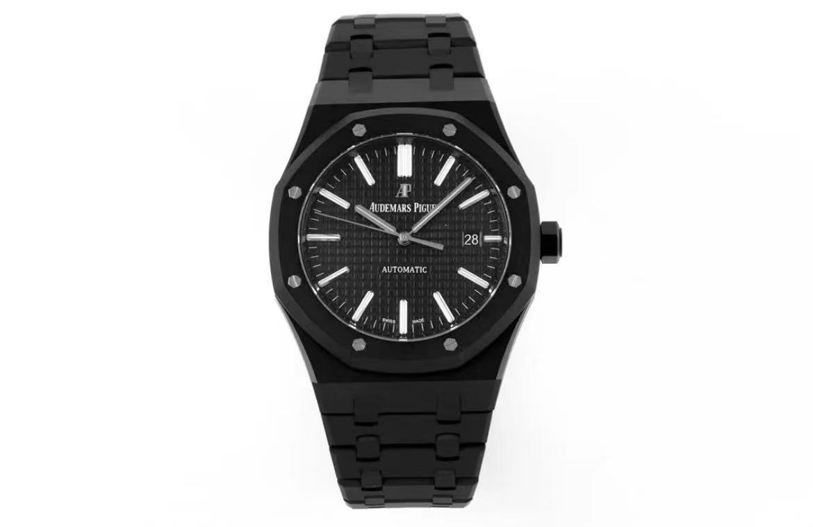 Audemars Piguet black machine man watch 42mm