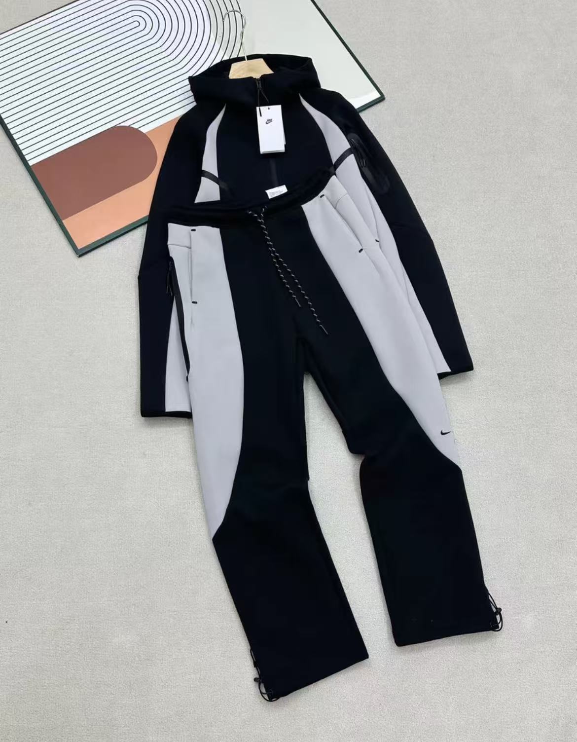 Nike Tech Fleece Color Block Tracksuit Set