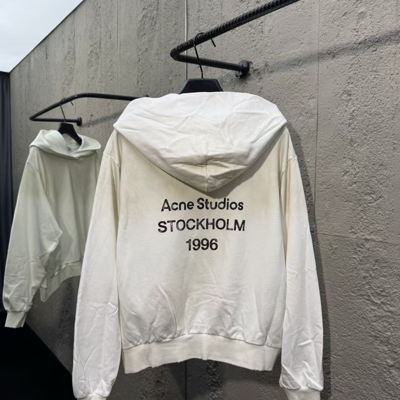 Acne Studios Stockholm 1996 Back Print Hoodie