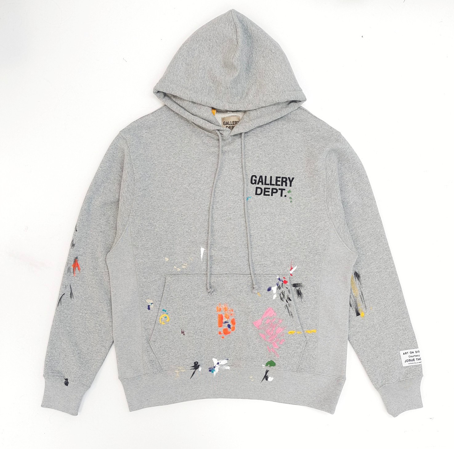 1:1 Version Correct Print Art Hoodie Grey Color