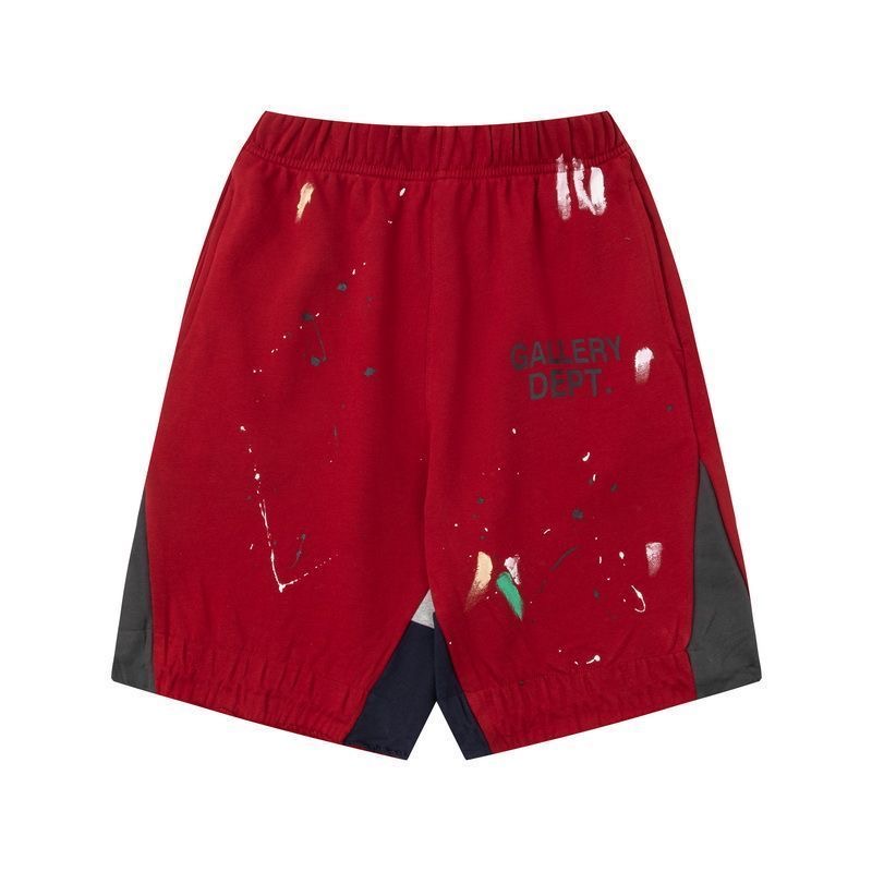 Patchwork style colorful print shorts 6 colors