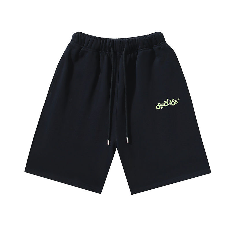Green Letters Arrow Shorts 2 Colors