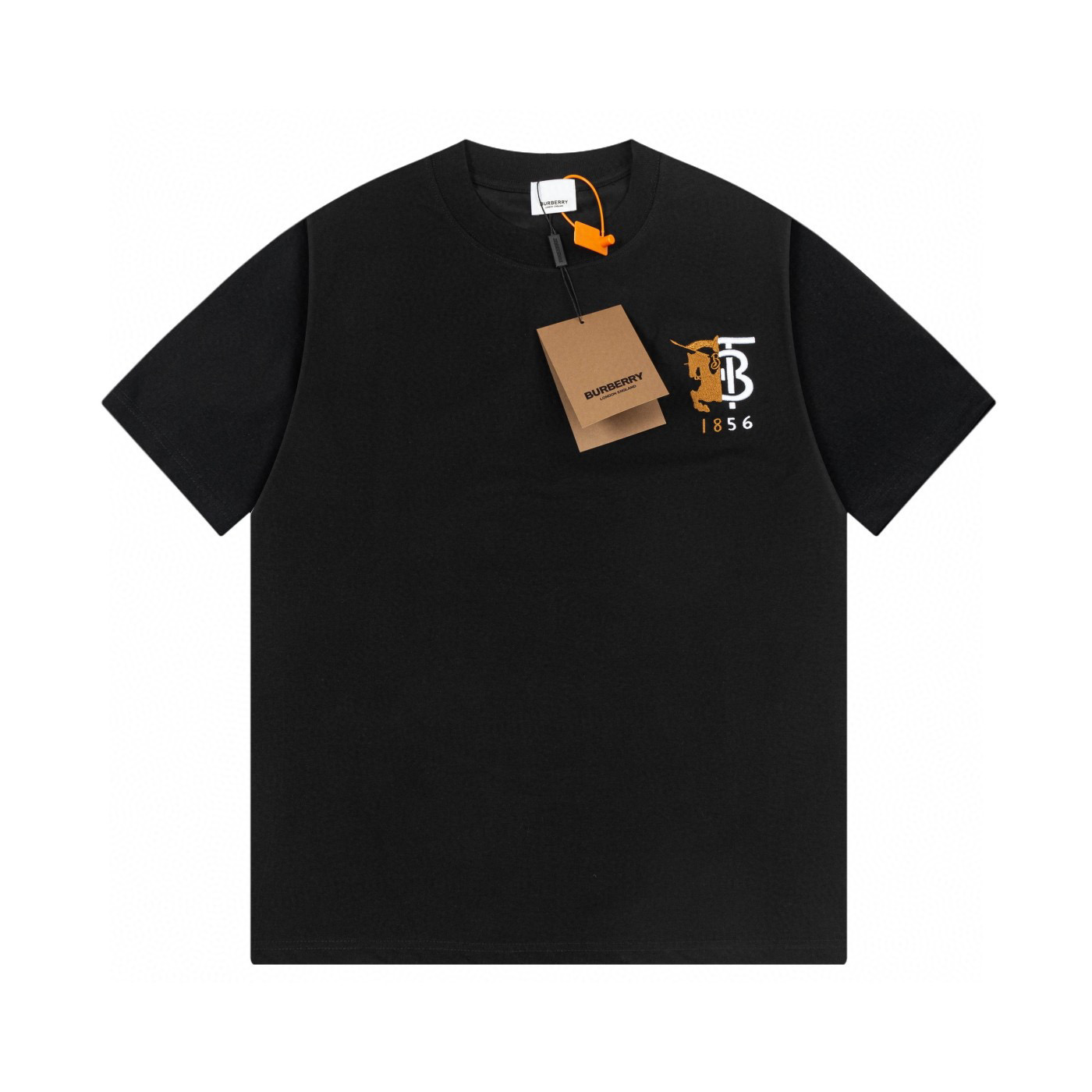 Burberry 1856 Embroidery Half Mix Logo Tee 2 Colors