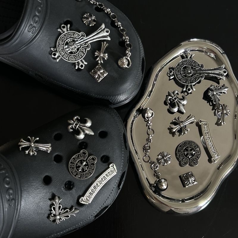 Crocs Holes Slippers Black Color No Box