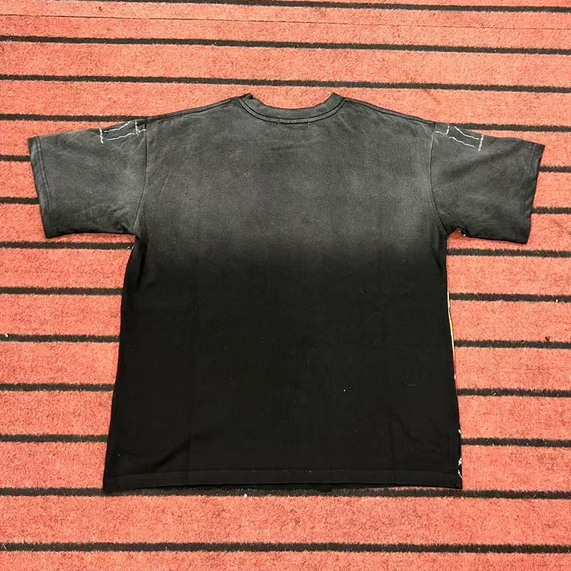 vale spider letter print vintage washed tee